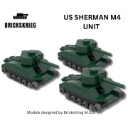 Brickskrieg - Sherman M4 - Unit