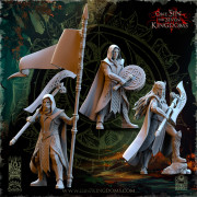 The Beholder Miniatures - Sylvains - Commanding Glade Avengers