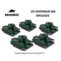 Brickskrieg - US Sherman M4 - Brigade 0
