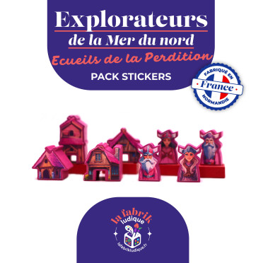 Explorateurs de la Mer du Nord : Ecueils de la Perdition - Pack de stickers