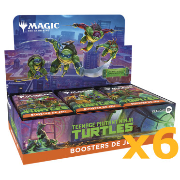 Magic the Gathering : Teenage Mutant Ninja Turtles - Lot de 6 Boites de 30 boosters de jeu