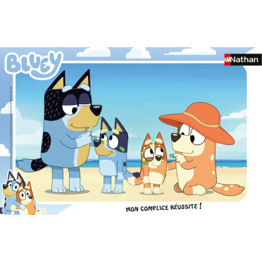 Puzzle - Bluey à la plage - 15 pièces
