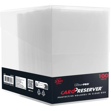 100 Card Preservers in Clear Box