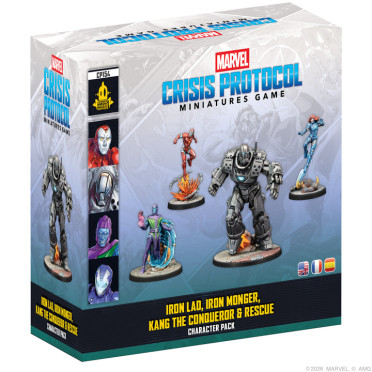 Marvel Crisis Protocol : Iron Lad, Iron Monger, Kang the Conqueror & Rescue