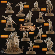 Cast n Play - Pirates de la Mer Bris&eacute;e - Set Complet