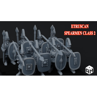 Rise Miniatures – Rise of Ancient Wars – Pack Etrusque – Lancier Classe 2
