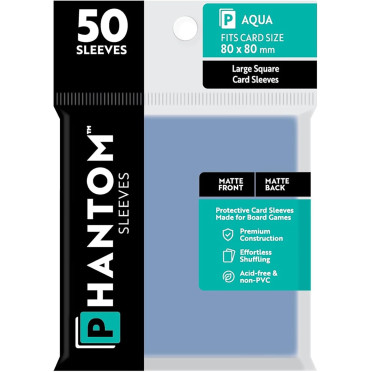 Phantom Sleeves: Aqua Size - Matte/Matte