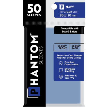 Phantom Sleeves: Navy Size - Gloss/Gloss