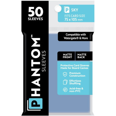 Phantom Sleeves: Sky Size - Matte/Matte