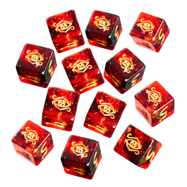 Elder Dice - Eye of Chaos : Dark Omen D6 set