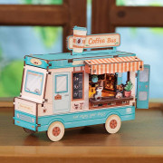 Mini Book Nook - Caf&eacute; Bus