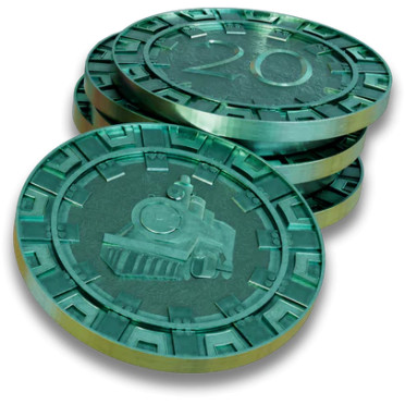 Clans of Caledonia: Industria - Pièces en Métal (12 x 20)