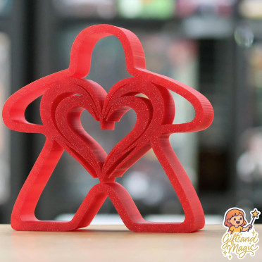 Deco Meeple - Heart - 18.5cm