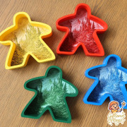 Meeple Trays - Grand Ch&acirc;teau - Style Carcassonne - 18.5cm