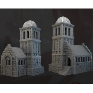 Dark realms - Arkenfel - Grand Bâtiment 1 Toit Rond