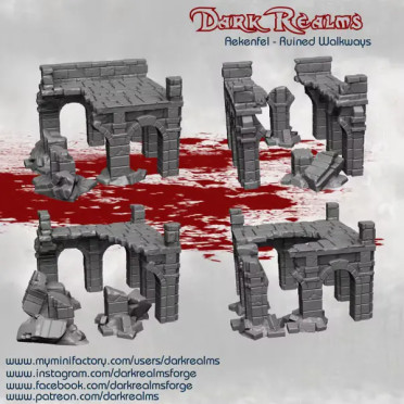 Dark Realms - Arkenfel - Passerelle en ruines