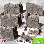 Txarli - D&eacute;cors SF - Ruines infect&eacute;es