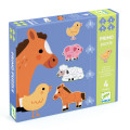 Primo Puzzle - At the farm - 3, 4, 5 et 6 Pcs 0