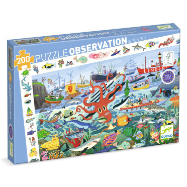 Puzzle Observation - Secrets of the Sea - 200 Pcs