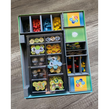 "Ark Nova" compatible insert with "Sea Worlds" expansion