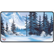 Bob Ross - Winter Paradise Black Stitched Playmat
