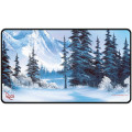 Bob Ross - Winter Paradise Black Stitched Playmat 0