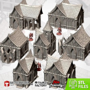 Txarli - D&eacute;cors Fantasy - Village elfe des bois