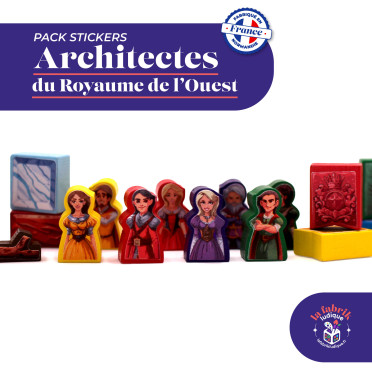 Architectes du Royaume de l'Ouest - Pack de stickers