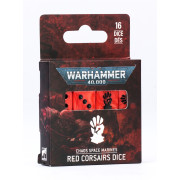 W40K - Space Marines du Chaos - Set de D&eacute;s Red Corsairs