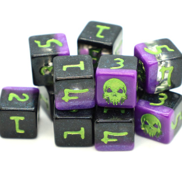Boite de Set de 12 Dés 6 Faces Elder Dice: In the Shadows of Innsmouth