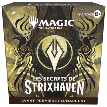 Boite de Magic the Gathering : Les Secrets de Strixhaven - Pack d'avant-première Plumargent