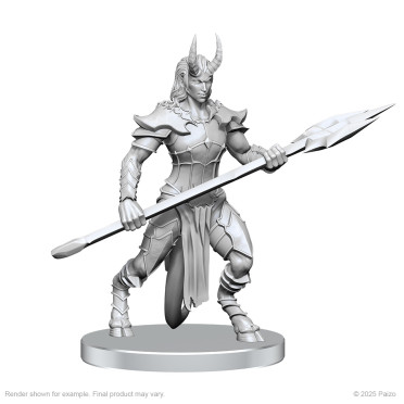 Pathfinder Battles Deep Cuts Unpainted Miniatures: Vordine & Pitborn Rogue