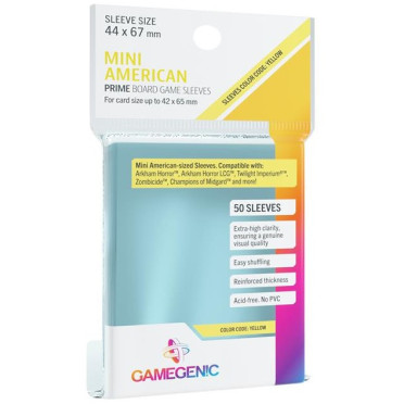 Gamegenic - PRIME - Mini American-Sized - Sleeves - 44 x 67 mm