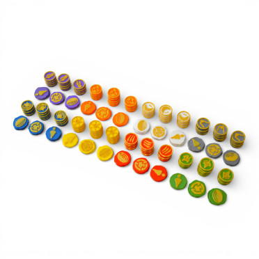 Spirit Island - Ensemble de Pions Deluxe (152 pièces)