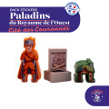 Paladins du Royaume de l'Ouest : Cité des Couronnes - Pack de stickers 0