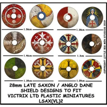 Late Saxon / Anglo Dane Shield Designs LSAX 2