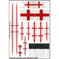 Templar Flag and Lance Pennants 0