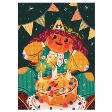 Mini puzzle - Pumpkin Girl - 99 pièces