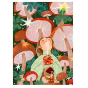 Mini puzzle - Under The Mushrooms - 99 pi&egrave;ces