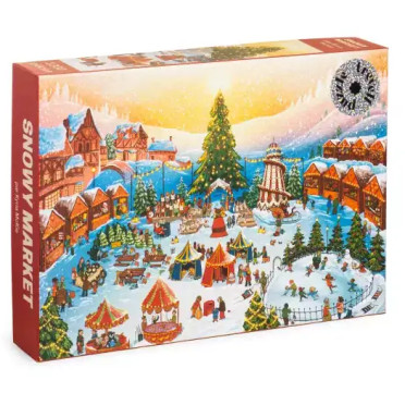 Puzzle - Snowy Market - 1000 pièces