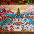 Puzzle - Snowy Market - 1000 pièces 1