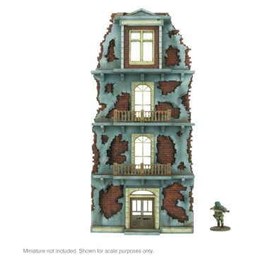City in Ruins - 4 Storey Building Facade