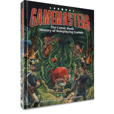 Gamemasters: The Comic Book History of Roleplaying Games - Hardcover Book