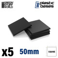Plastic Square Bases 50mm 0