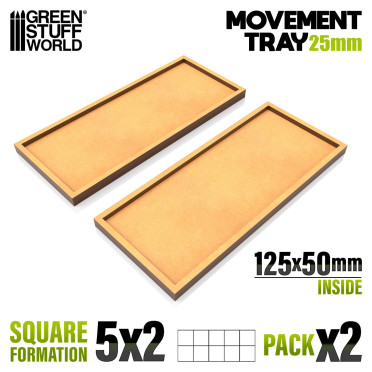 MDF Movement Trays - 125x100mm