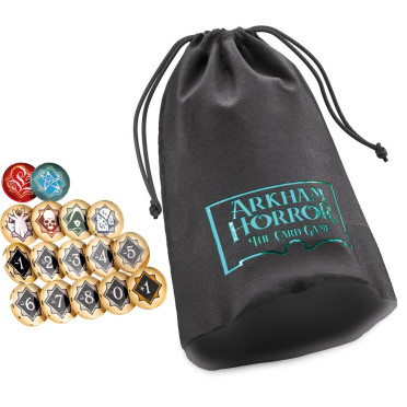 Arkham Horror: The Card Game Chaos Tokens and Token Bag