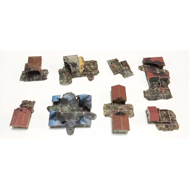 Panzer Strike: Western Front - Destroyed Buildings