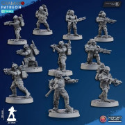 Ghamak - Gardes corrompus - Escouade d'assaut corrompu x10