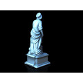 3D4U - Market Lady Statue - Medieval Town 3