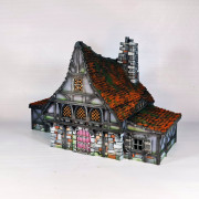 3D4U - Crimson Hearth Manor - Medieval Town Set
